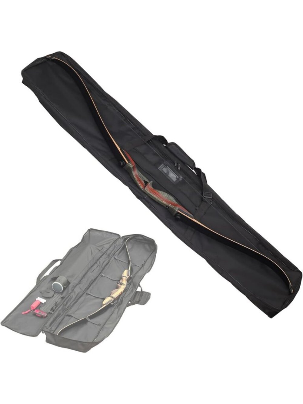 Durable Archery Recurve Bow Case & Backpack for Outdoor Shooting Practice